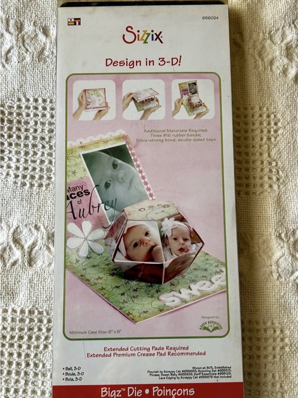 Sizzix Bigz Die - 3D Pop-Up Ball 656024